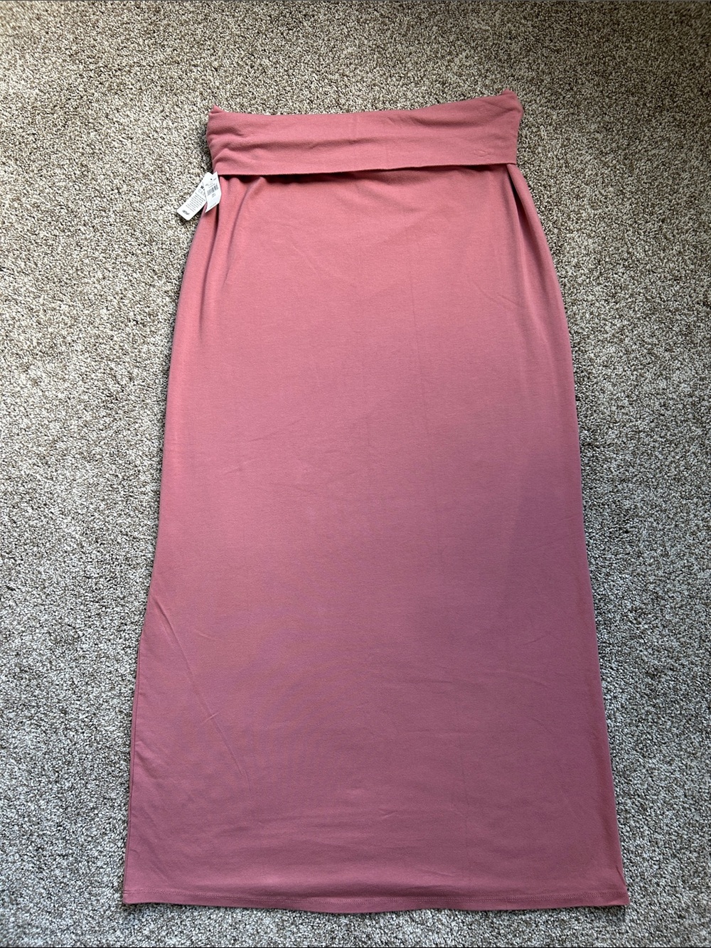 NWT Aerie Fold-Over Waist Maxi Skirt - Jersey Style Fit - Large - Picture 7 of 7